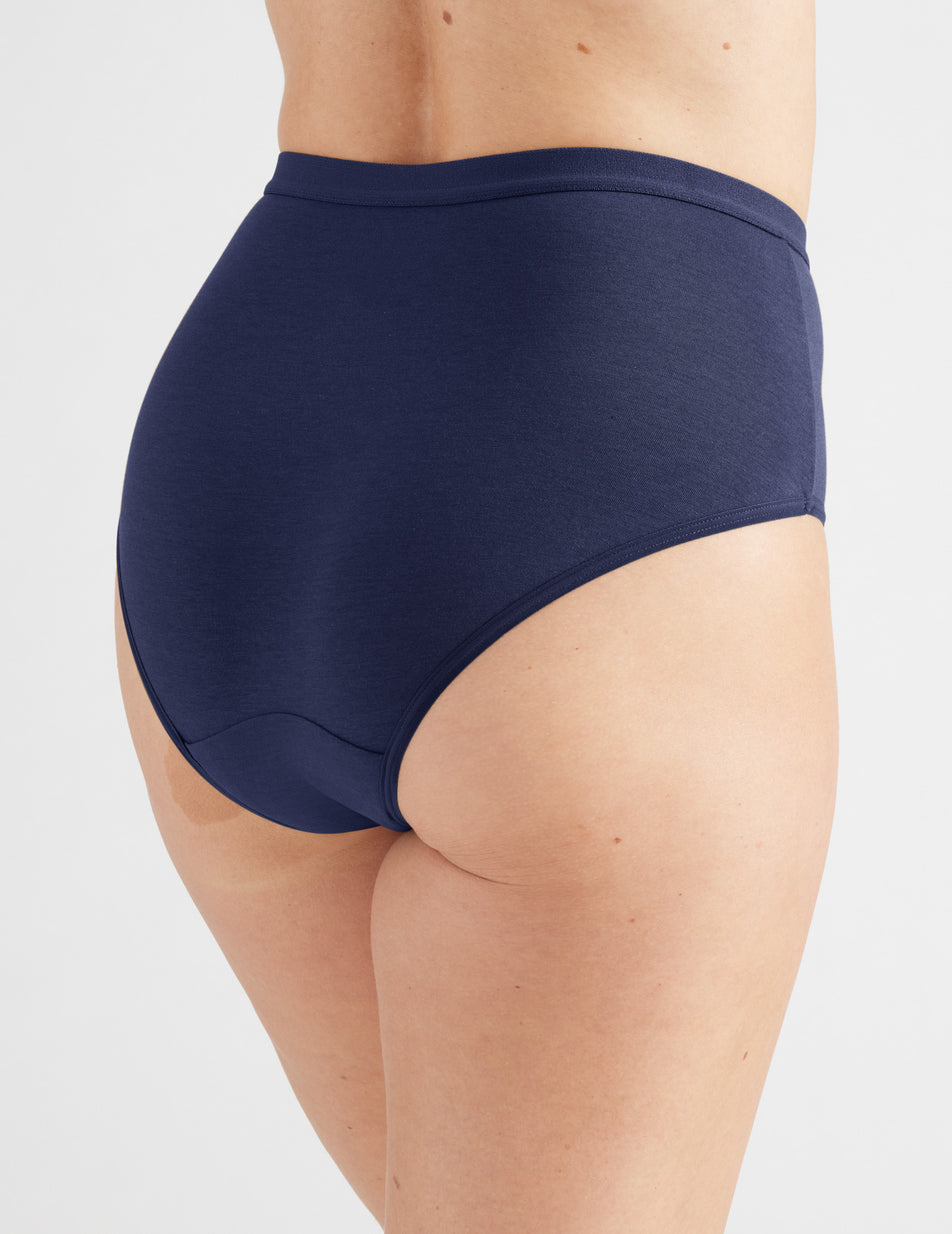 Buy Adira Modal Cotton Panties Womens Underwear Super Soft Cotton - Pack Of  3 - Navy Blue Online