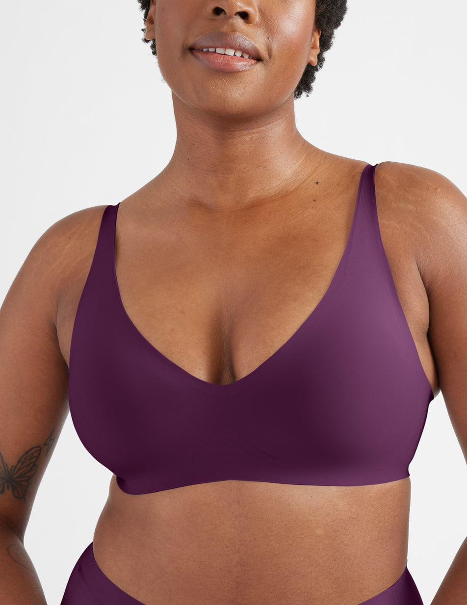 Knix Evolution Bra Reversible Everyday size 8 orchid berry NWT