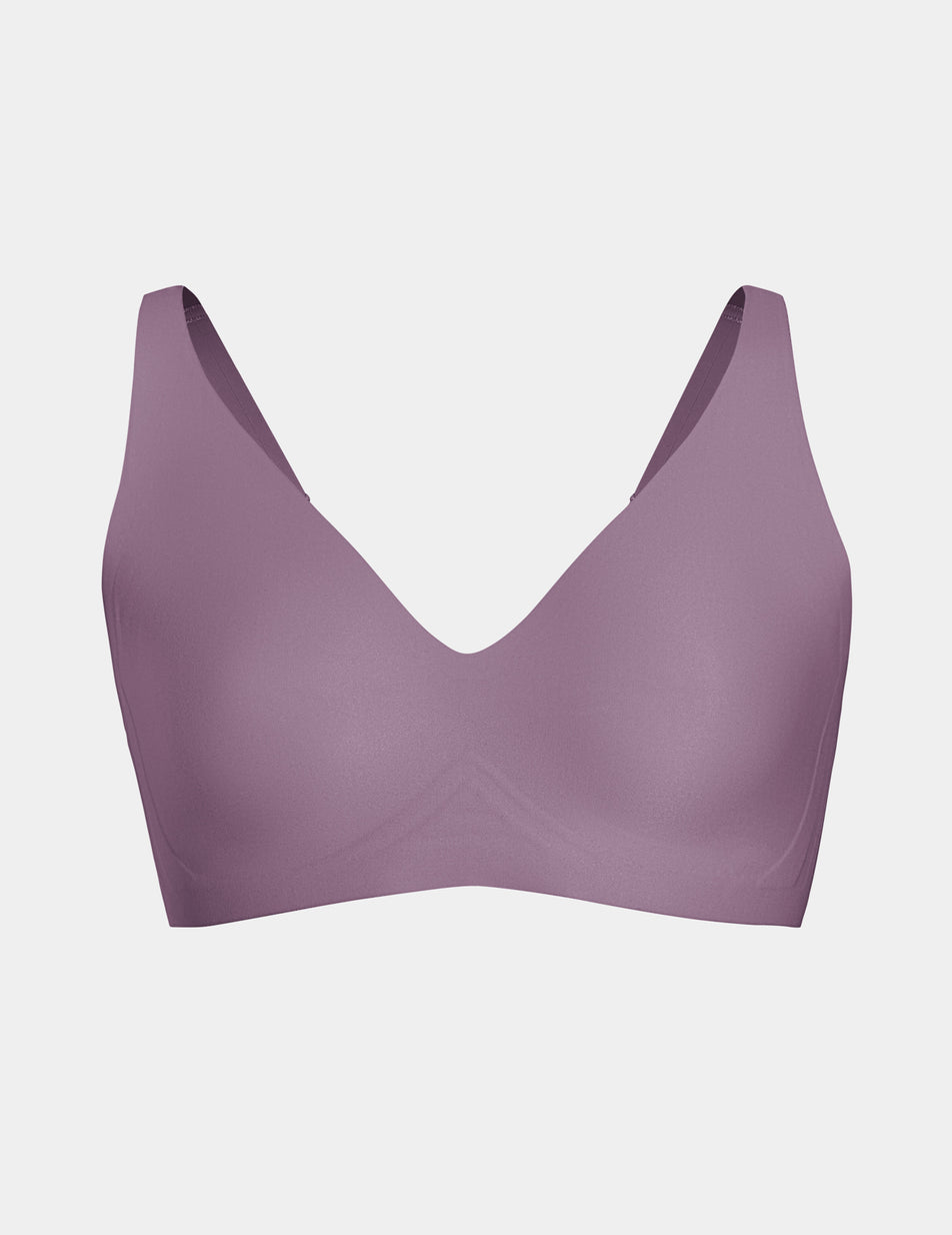 Knix - Introducing: The Padded V-Neck Evolution Bra in Blush and