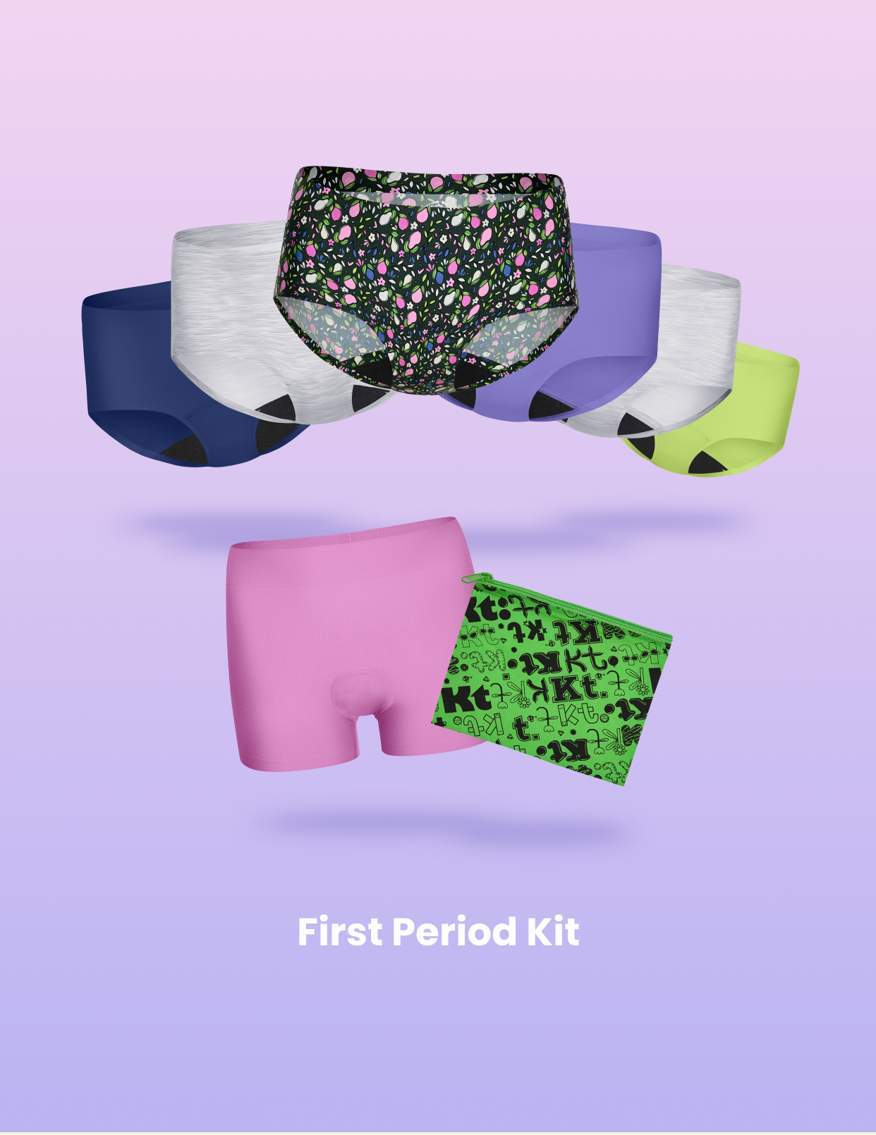 Teen First Period Kit - Boyshort