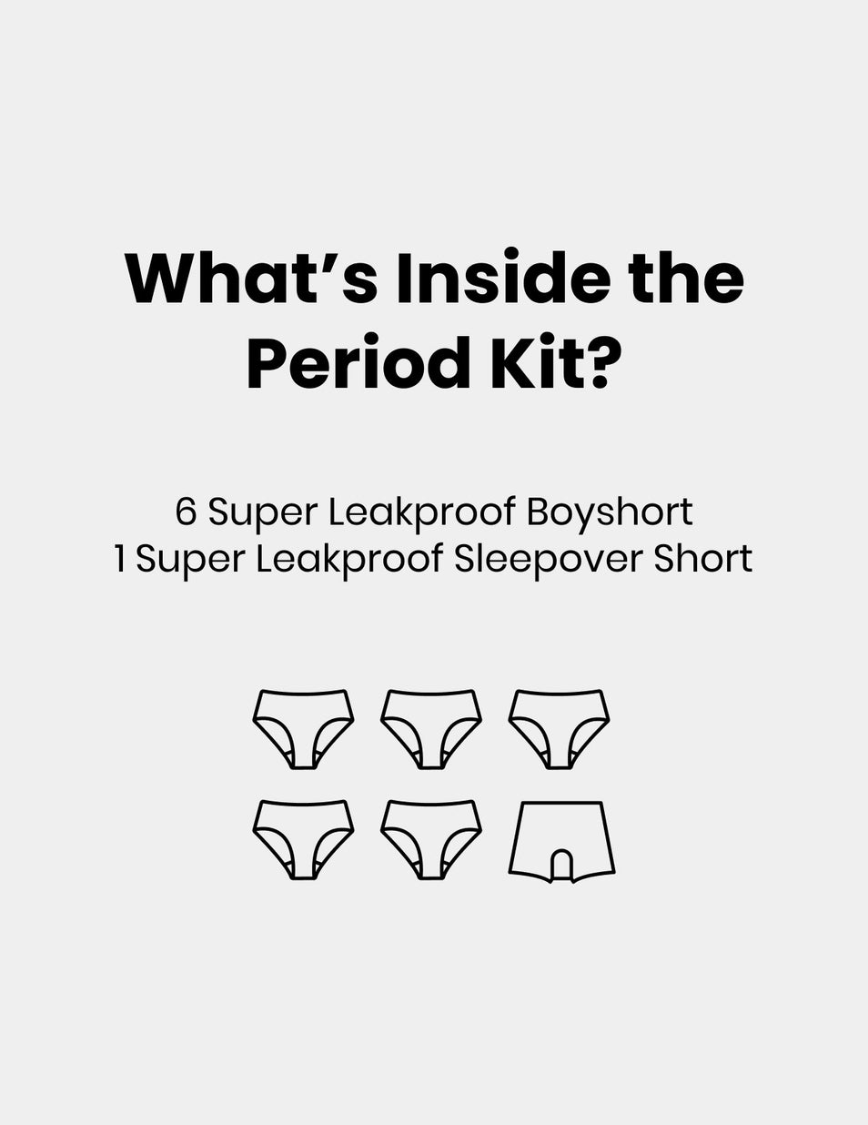 Heavy Period Kit - Boyshort - Knix