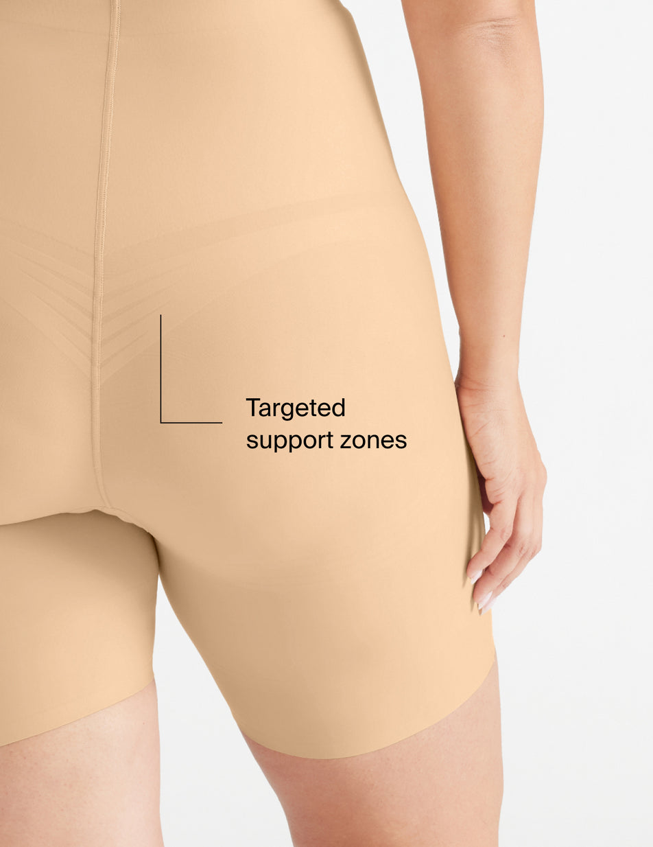 Spanx Girl Short Shaping Targeted Zoned Seamless Shaper Smoothing