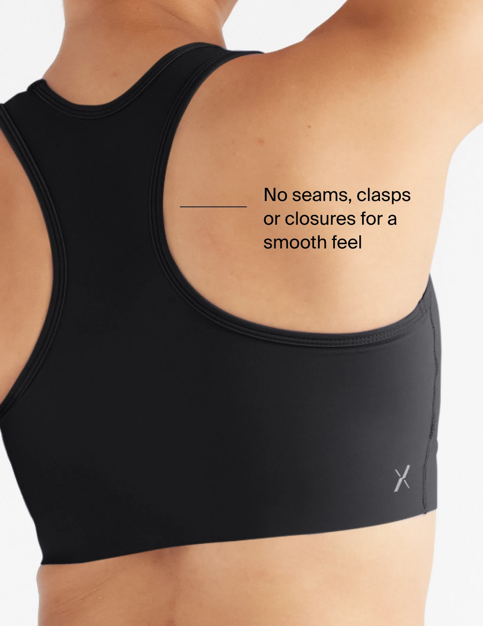 No seams, clasps or closure for a smooth feel 