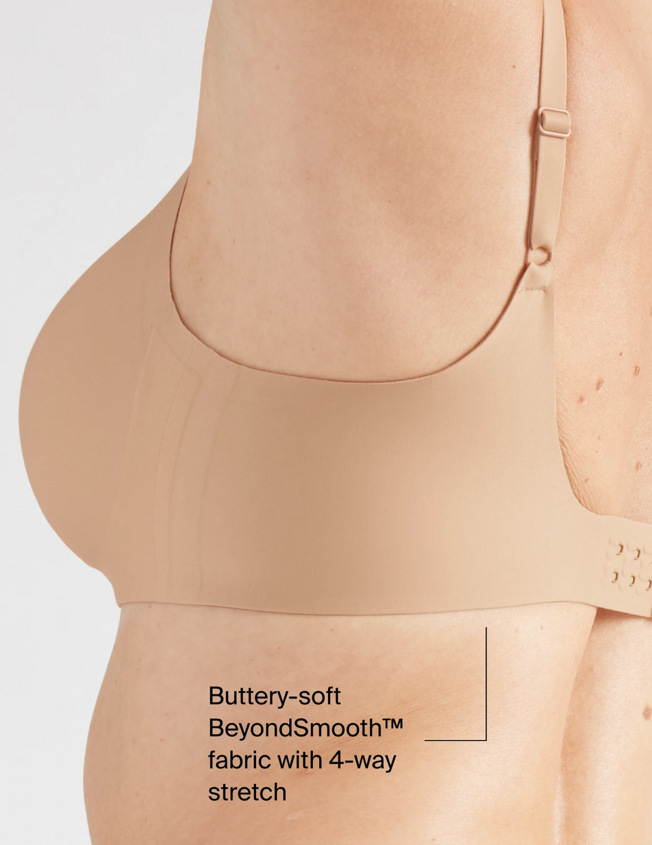 Buttery-soft BeyondSmooth fabric with 4-way stretch 