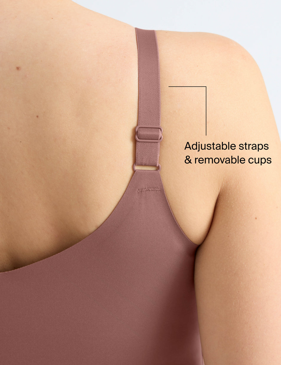 Adjustable straps & removable cups