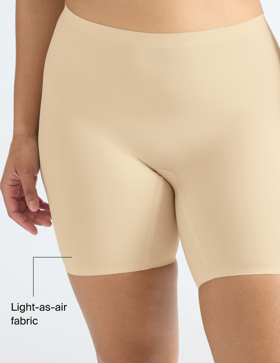 I found life changing leakproof and thigh chafing shorts!!! @knix thigh  saver shorts are a must have. Code is REMI10. Thank me later.