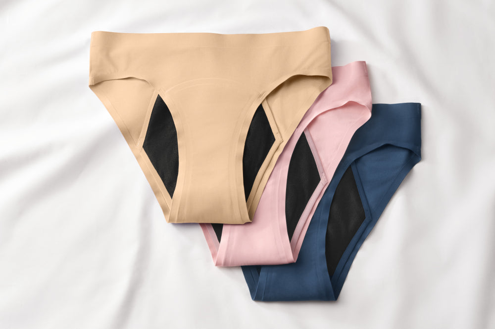 Ultra Leakproof Zones+ Bikini Underwear for maximum absorbency display: full