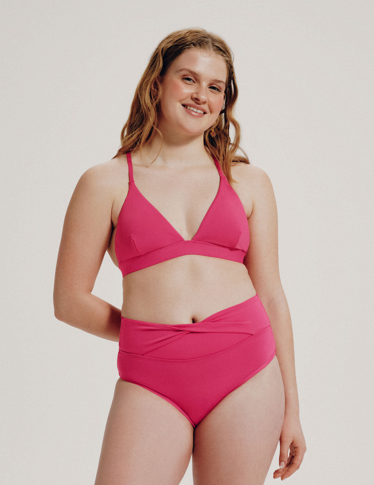 Teen Period Swim Twist High Rise Bikini Bottom