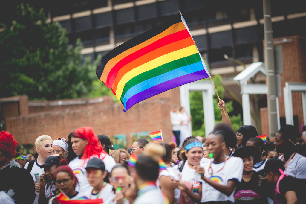 The colorful rainbow flag has become a Pride icon. symbolic of solidarity, ...