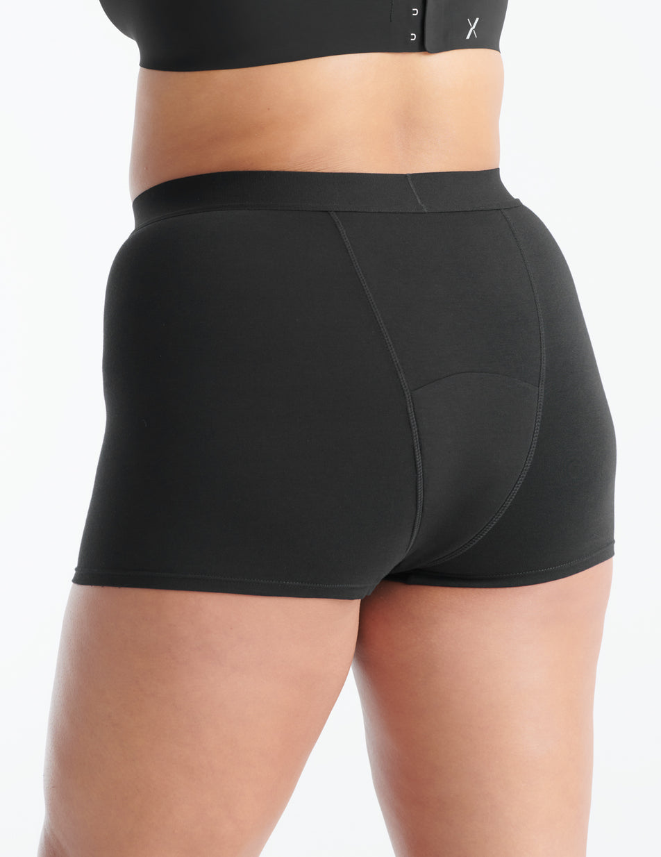 KNIX Super Leakproof Boyshort - Period Underwear For Women - Black, X-Large