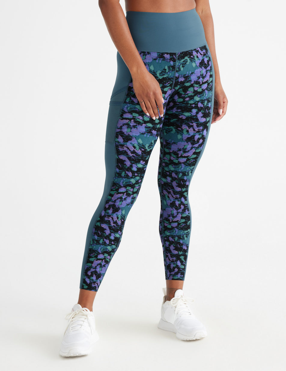 Kiko High Waist Double Pocket Leggings - Snake w/ Supplex Accent - Rogiani  Inc