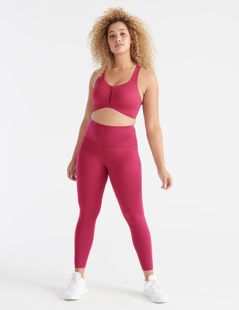 knix, Intimates & Sleepwear, Knix Catalyst Front Zip Sports Bra Size 7  Pink Sorbet