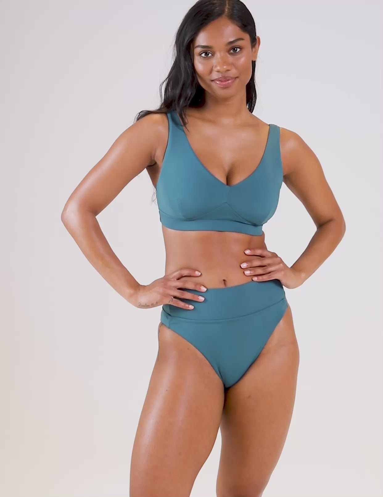 Sculpt High Rise High Cut Swim Bottom - Knix