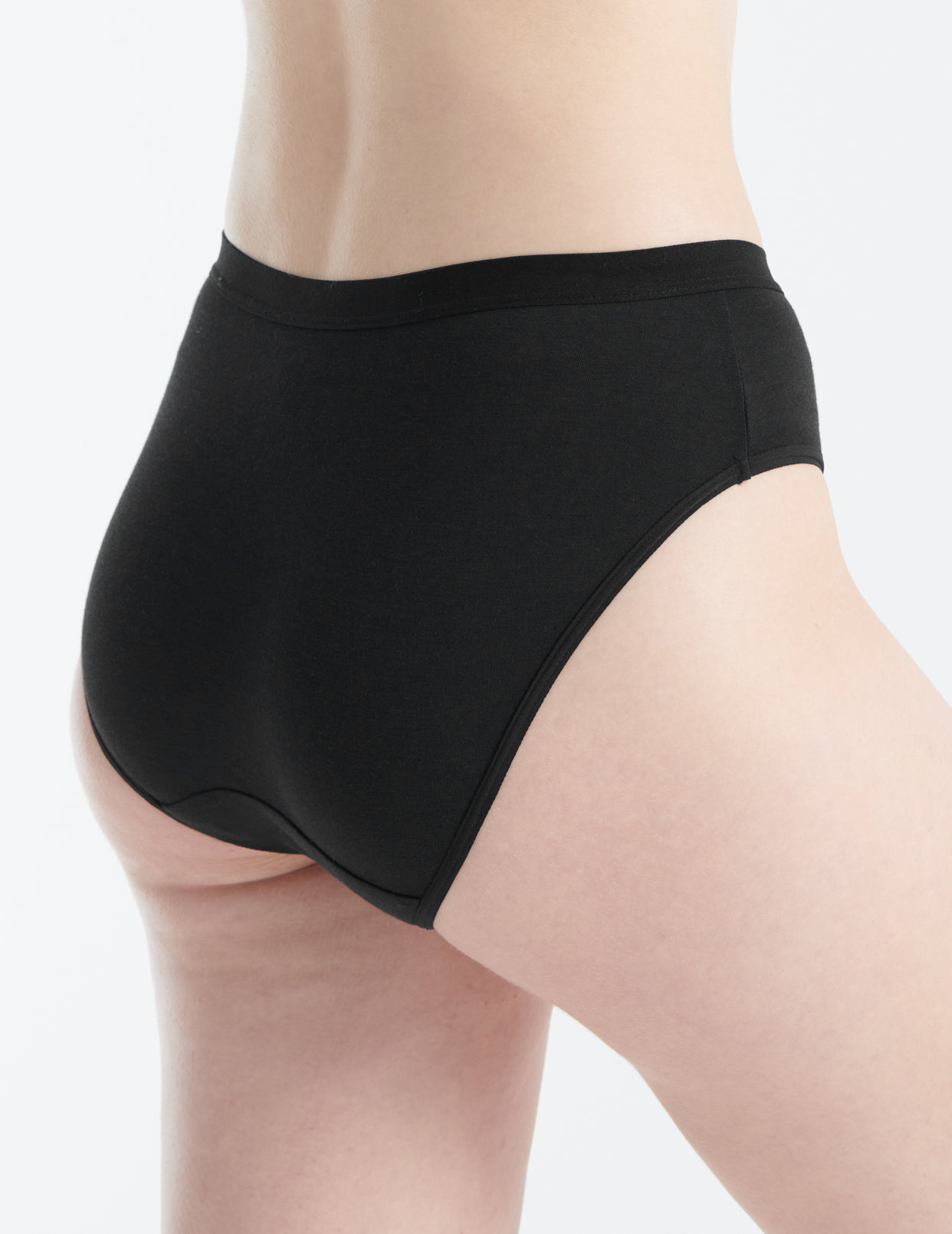 Tomboyx Women's First Line Period Leakproof Bikini Underwear, Cotton  Stretch Comfortable (3XS-6X) Black Rainbow XX Small
