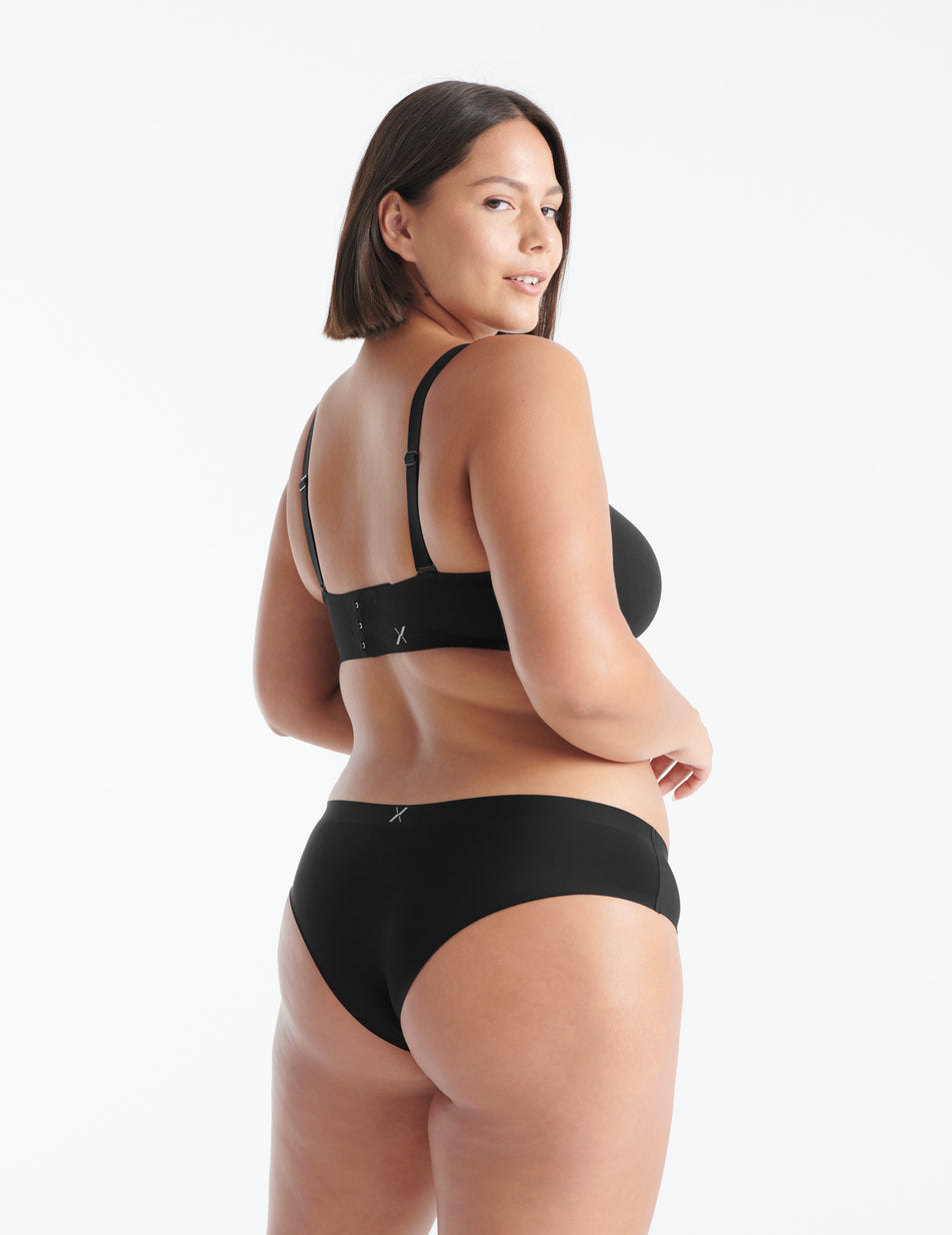 Clip-Knix Women Lace Underwear, Adaptive Cheeky Sexy Button Underwear, Patented and Front Fastening Knicker