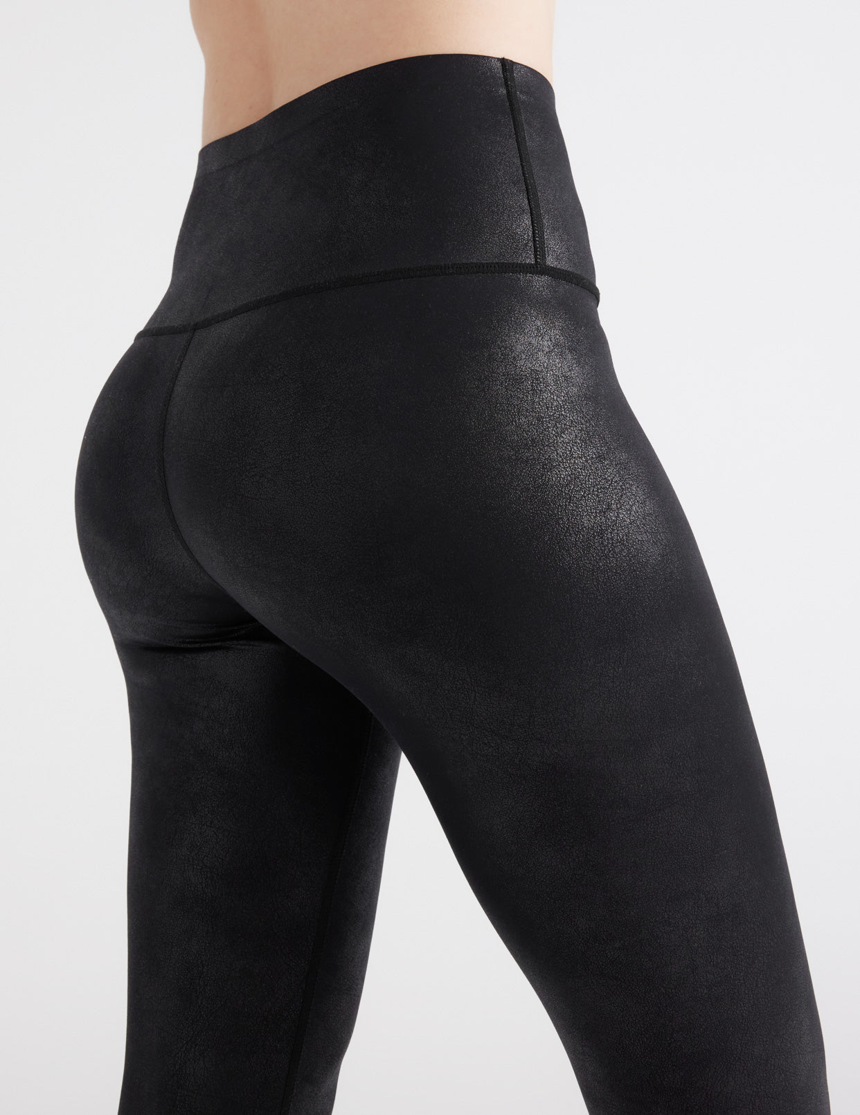 Shimmer High Waist Leggings, Black, V4, Empowered