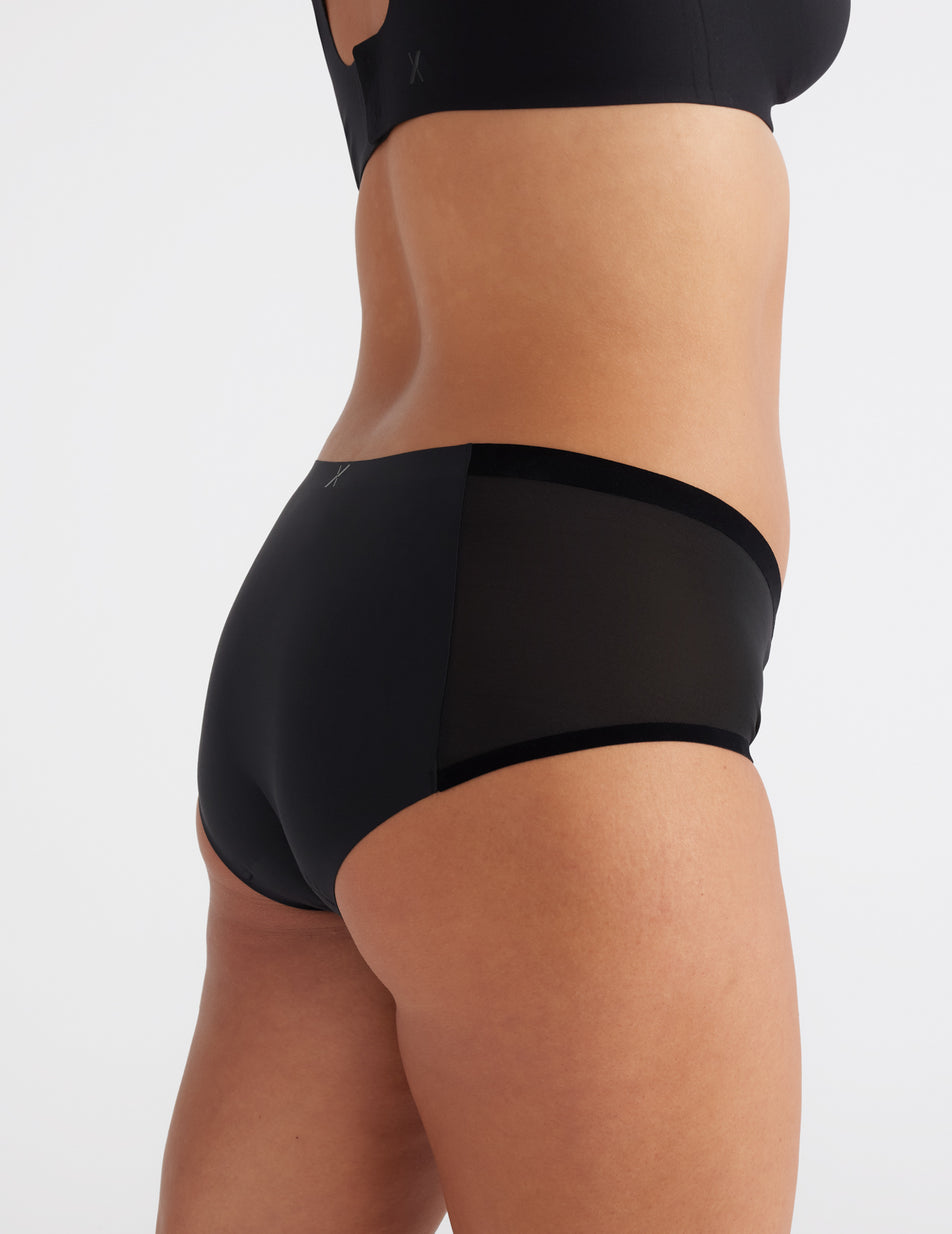 Shadow Mesh Leakproof Boyshort