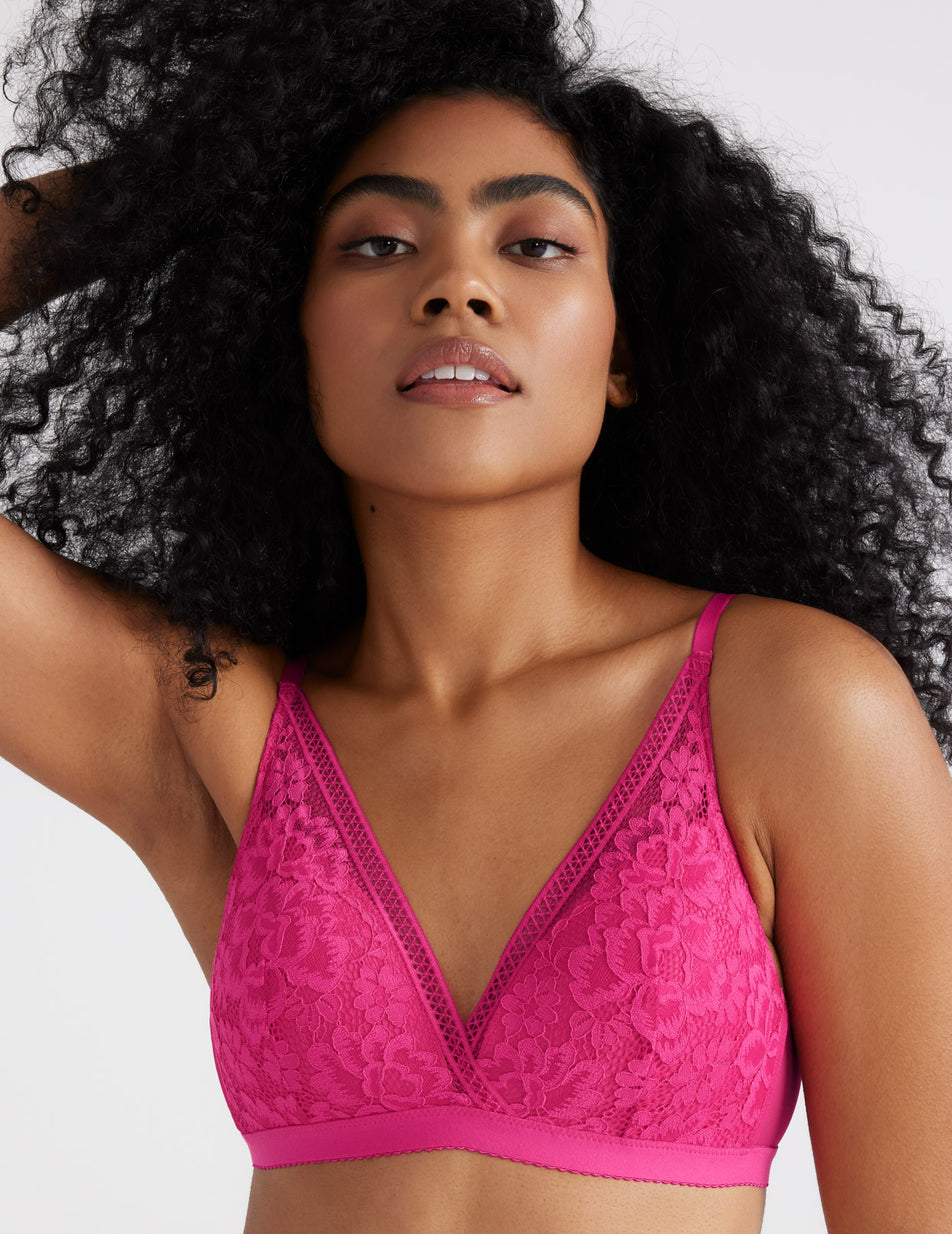 Lace Deep-V Bralette - Knix