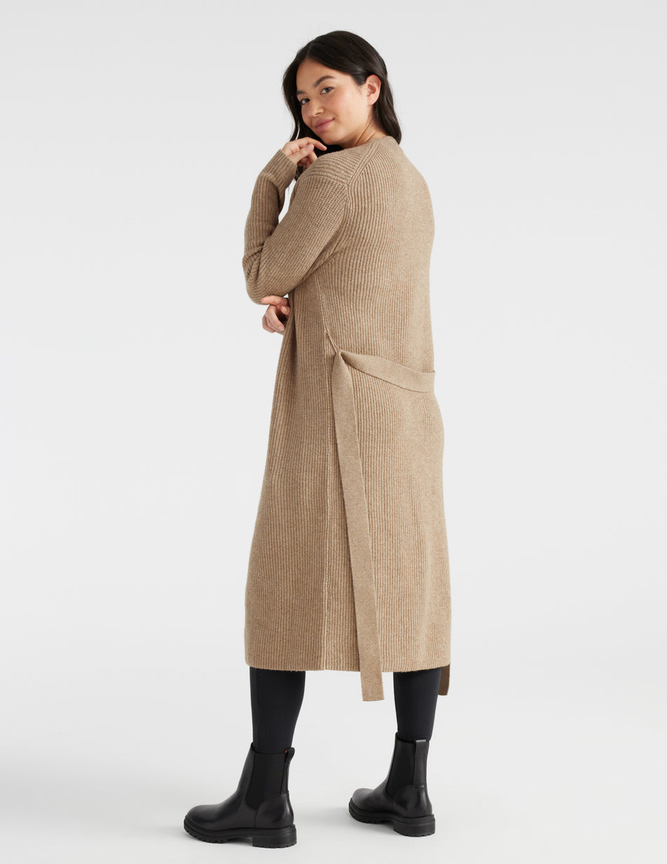 Rib-Knit Duster Cardigan - Knix