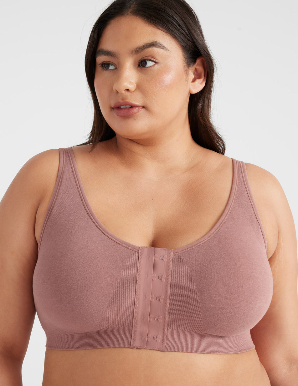 Ice Silk Front Closure Compression Bra for Breast Reduction – Okay