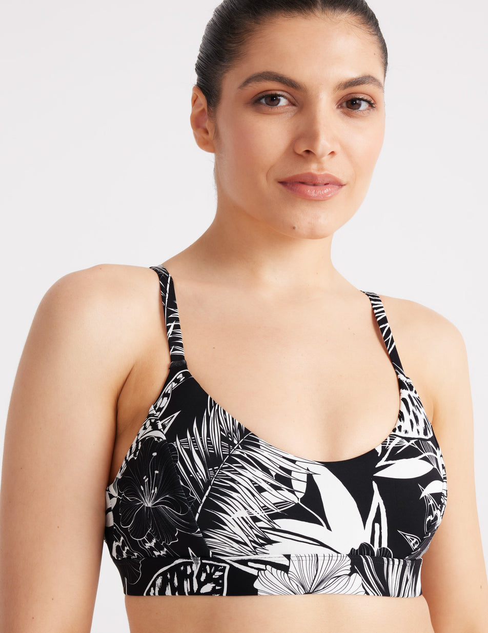 knix, Swim, Knix Swim Scoop Bikini Top Heat Wave