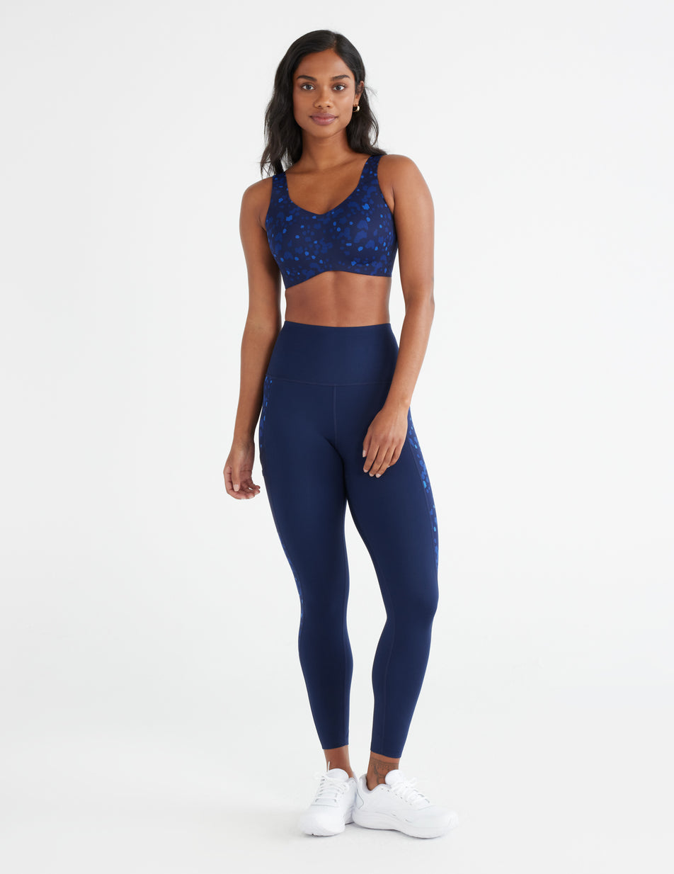 Midnight Blue Under Control Bra & Legging Set – STYLED BY ALX COUTURE