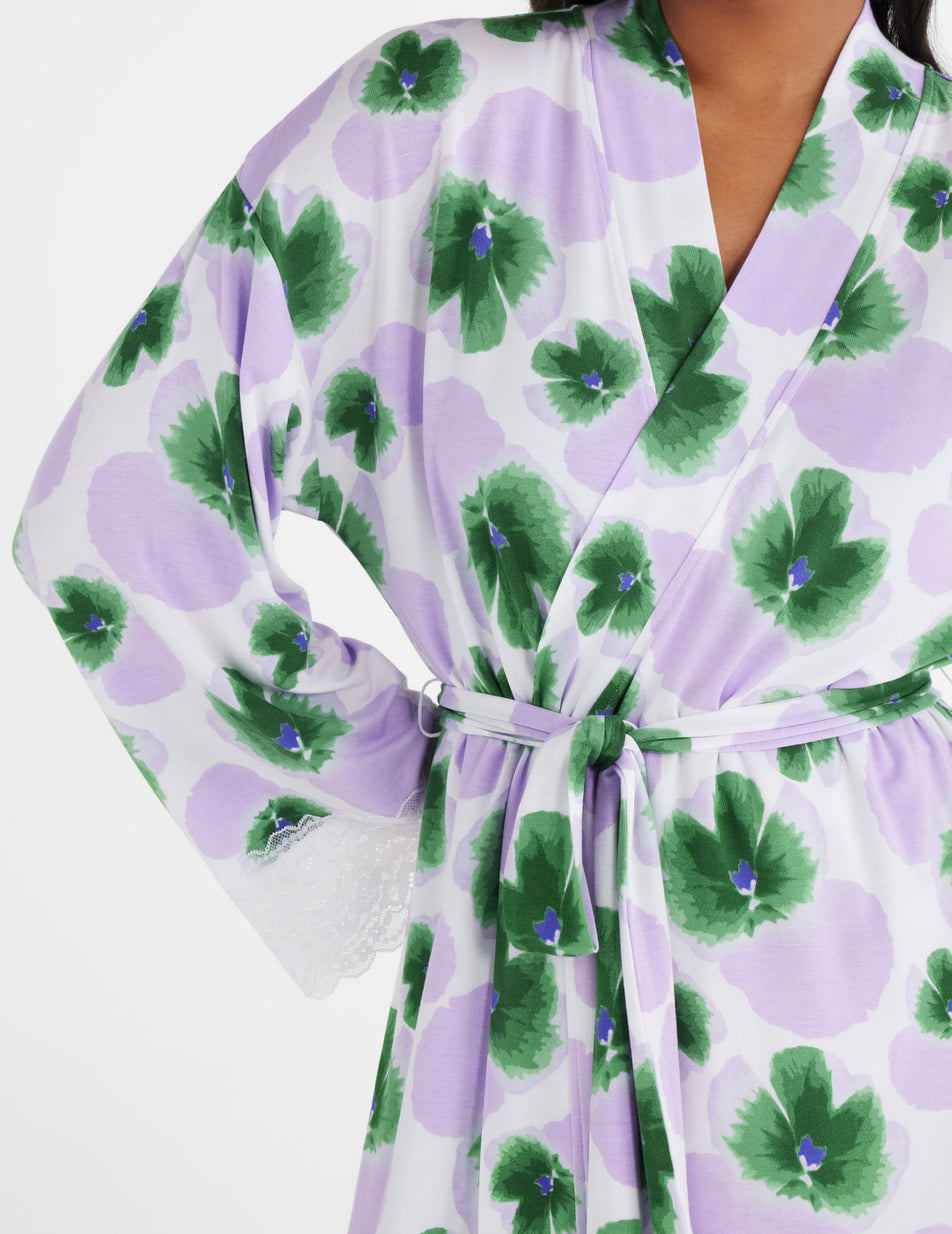 Lace Trim Robe - Knix