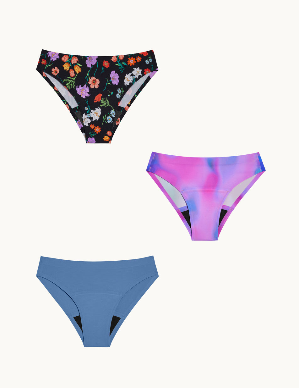 KT By Knix Teens Super Absorbency Leakproof Bikini Size M “ Lot Of 2  Underwear