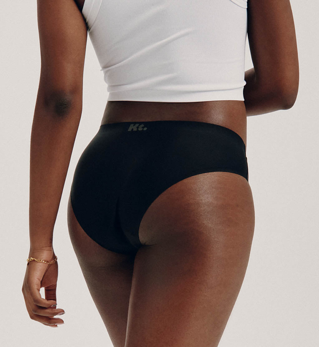 KT by Knix Teen's Leakproof Bikini Bottom Size Medium Black In Bag for sale  online