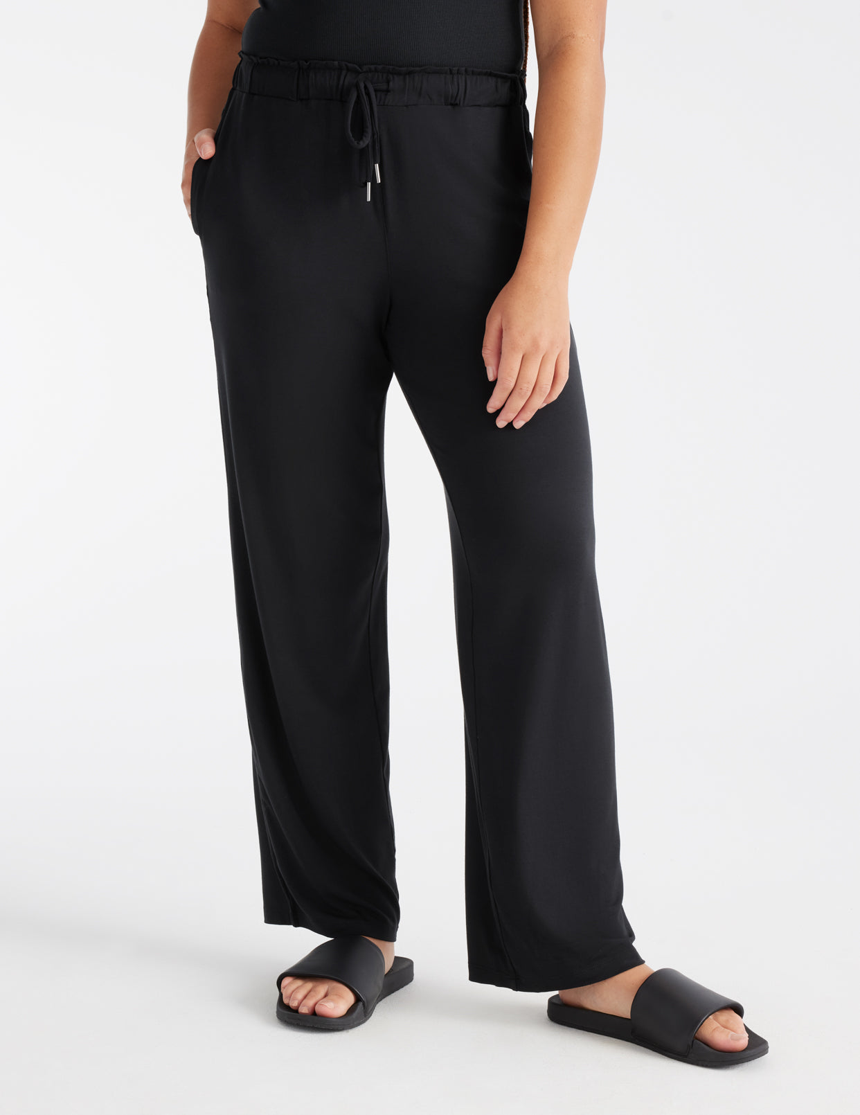 Soft modal straight-leg pant, Twik, Shop Women%u2019s Wide-Leg Pants  Online in Canada