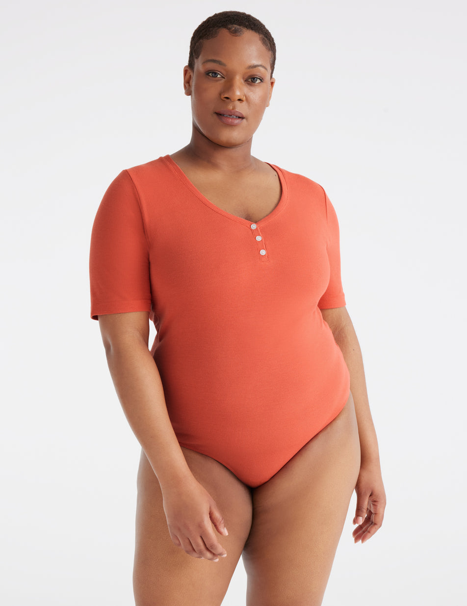 knix, Other, Knix Brick Orange Bodysuit