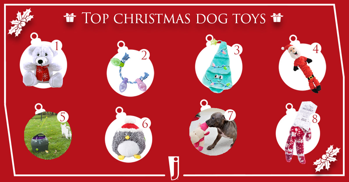 christmas dog toys, dog gifts, christmas dog gifts