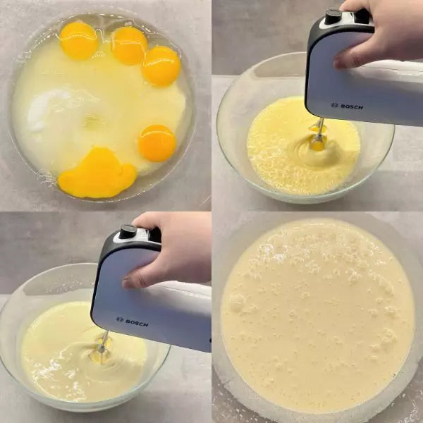 Sitron og vaniljekake steg 1