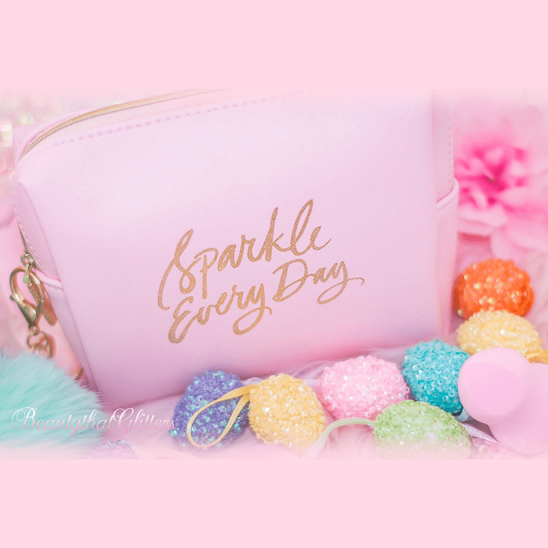 Sparkle Everyday Makeup Bag💕 Slmissglambeauty