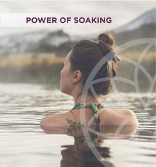 Girl soaking in water feeling empowered.