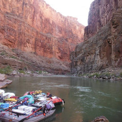 Camping on the Colorado River in the Grand Canyon 2017