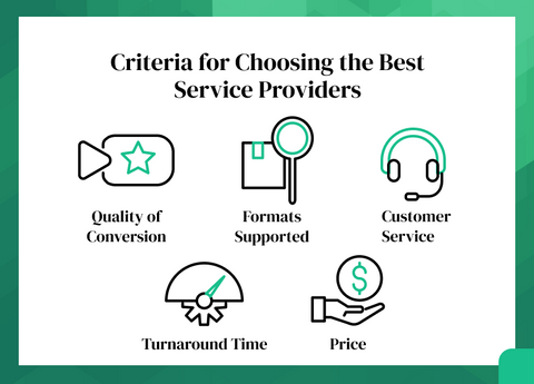 Criteria for Choosing the Best Service Providers
