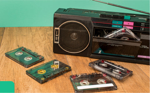 Explore the History of 10 Vintage Cassette Tape Players and