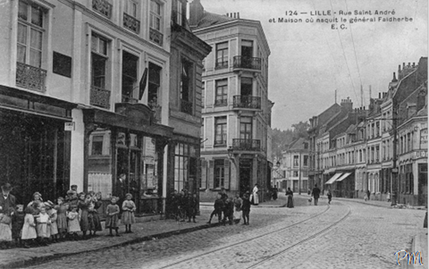 la rue saint-andré à l'époque