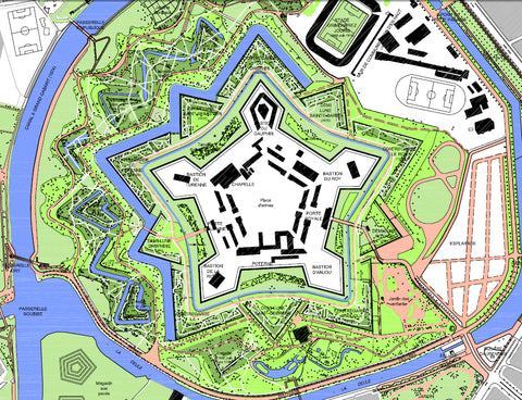 plan de la citadelle