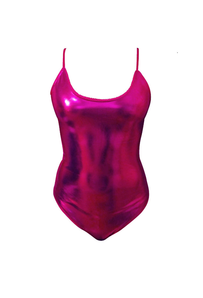 magenta bodysuit