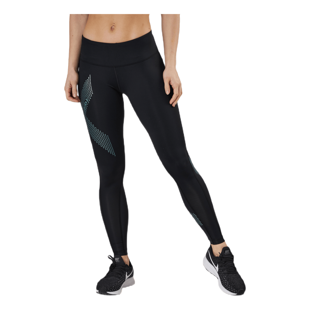 2XU WOMEN'S MID-RISE PRINT COMPRESSION TIGHTS - COMPRESSION