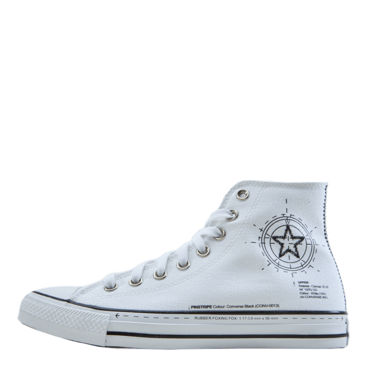 Chuck Taylor All Star White/high Risk Red/clematis B – 
