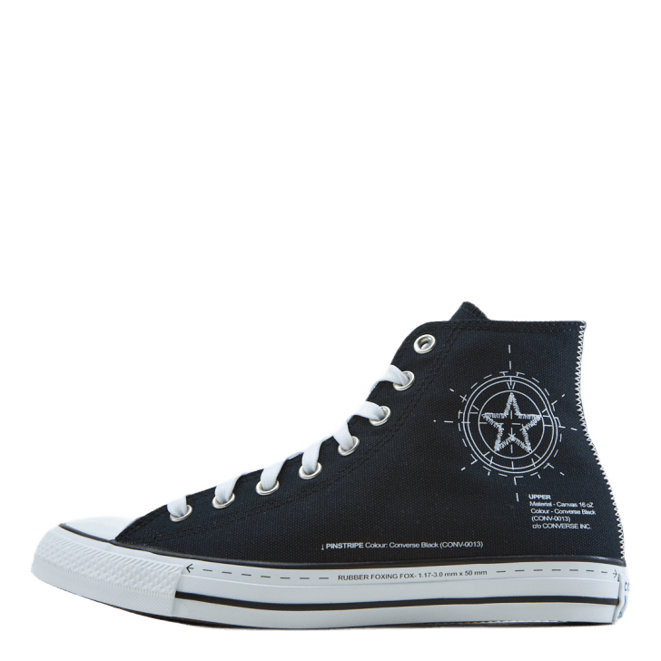 Chuck Taylor All Star Black/high Risk Red/clematis B – 