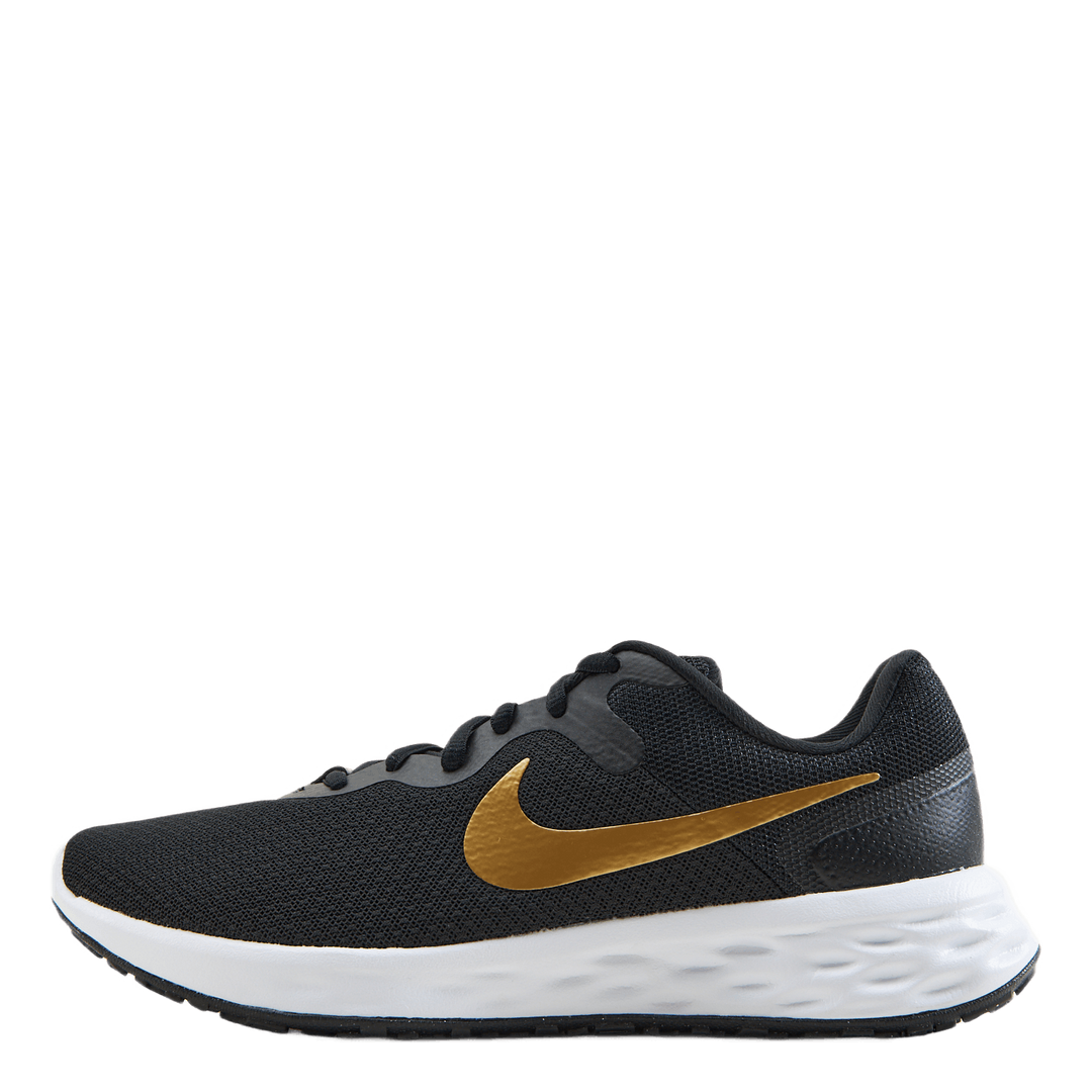 Nike Revolution 6 Next Nature Black/metallic Gold-white – 