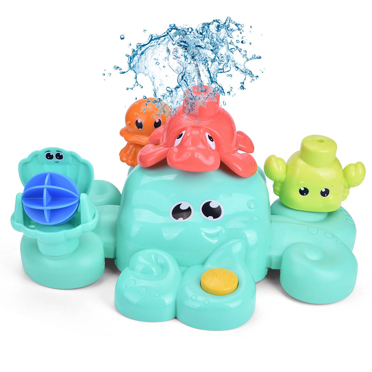 12pcs Toddler Bath Toys Sea Animals Water Toys Stackable Cup - Nura Baby