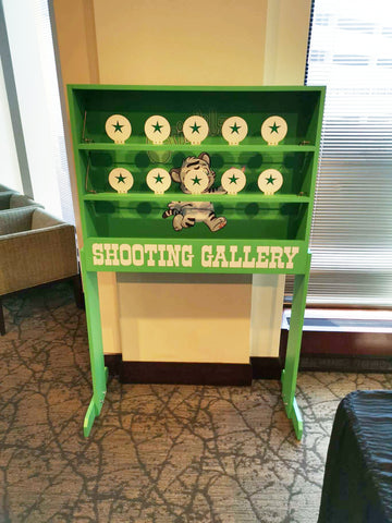 Crinklz Shooting Gallery at CAPCon (Chicago Ageplay Convention) 2019.