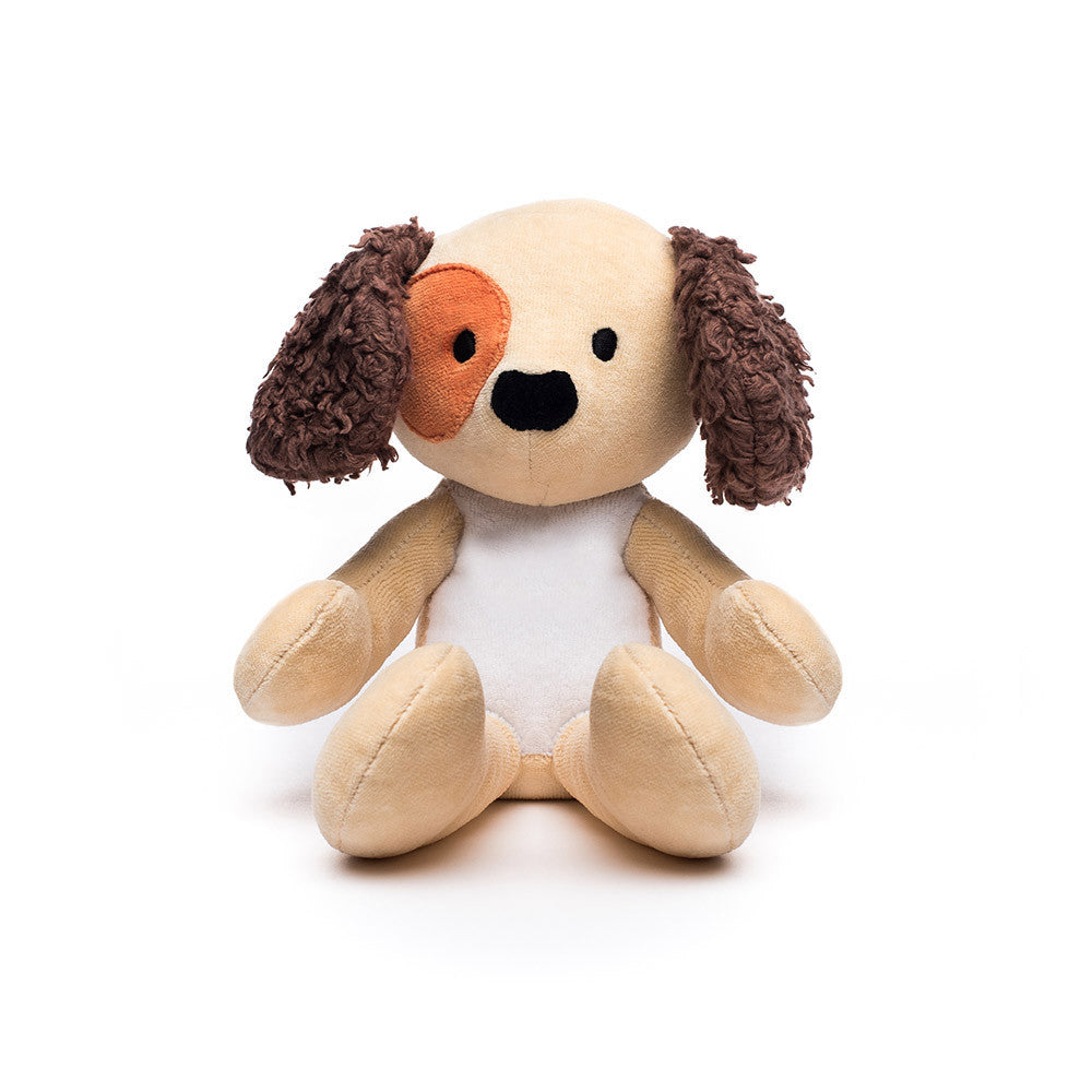 Munequitas Brand Brown Organic Plush Dog – Tikiri Toys USA