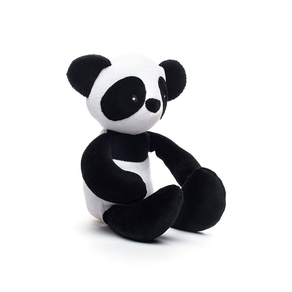 organic stuffed panda bear