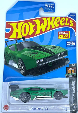 Hot Wheels HW Dream Garage Count Muscula Green 83/250 - Let's Play TCG - Hot Wheels Ultimate Garage Tower Shark Loop Racetrack